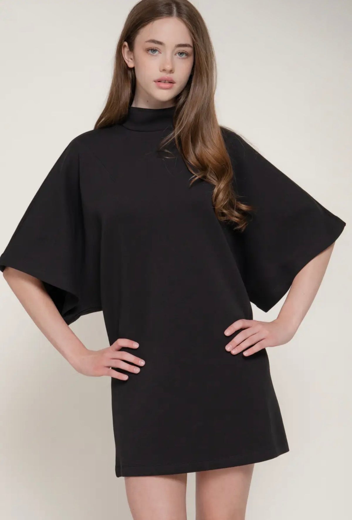 Black Batwing Dress