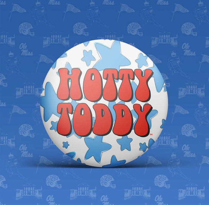 Hotty Toddy Stars Tailgate Button