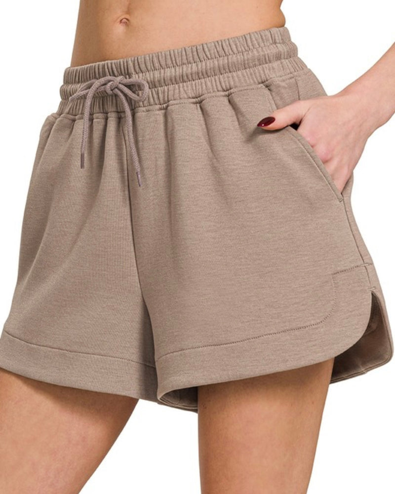 Mocha Scuba Shorts