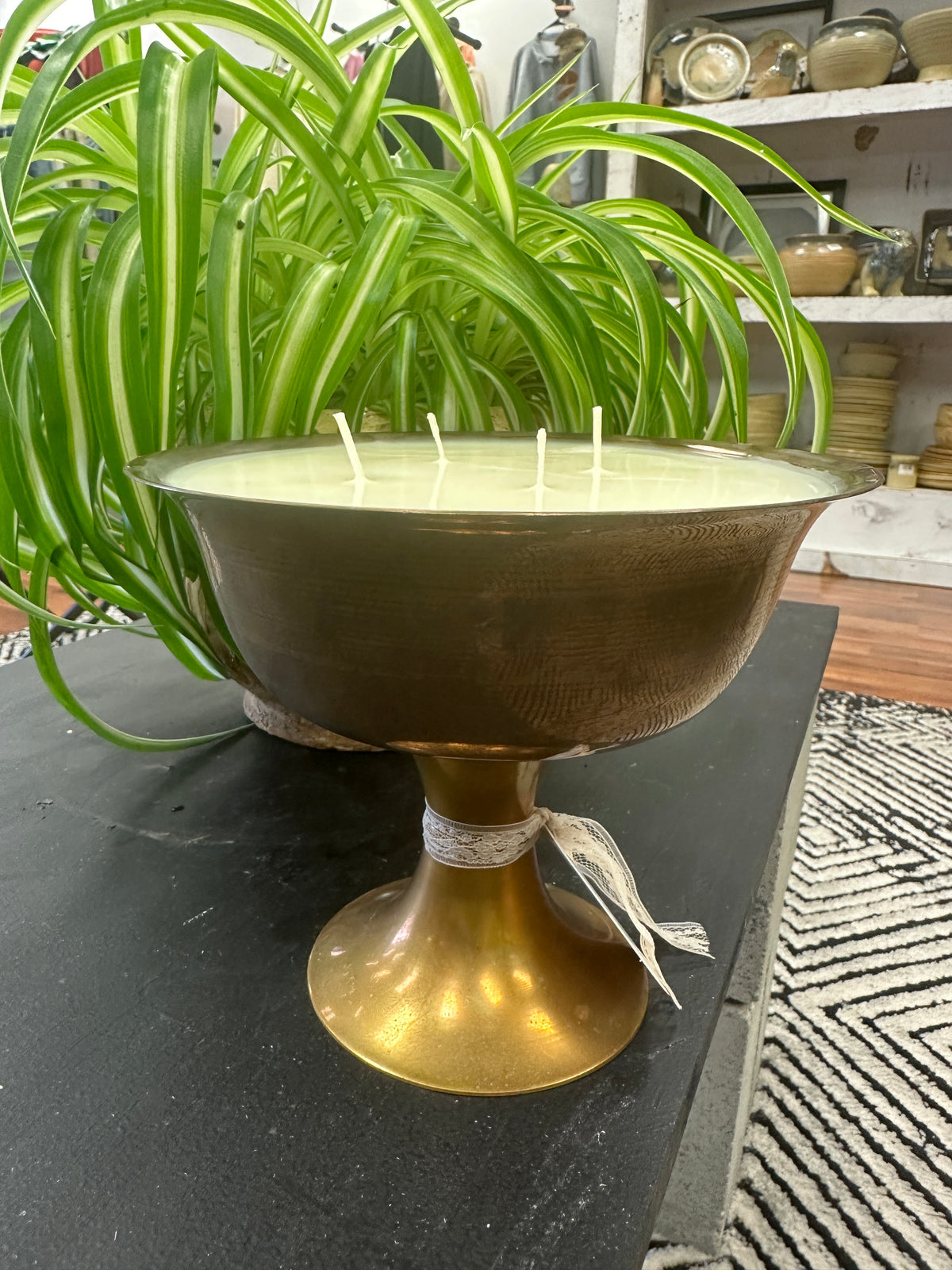 Old Soul Candle Co. Candle Brass Compote: Tupelo Honey