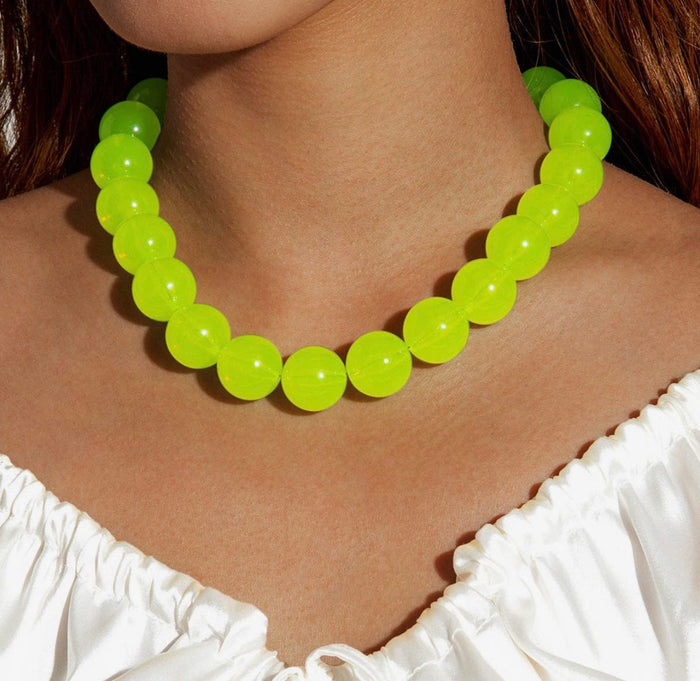 Bright Big Bead Necklace