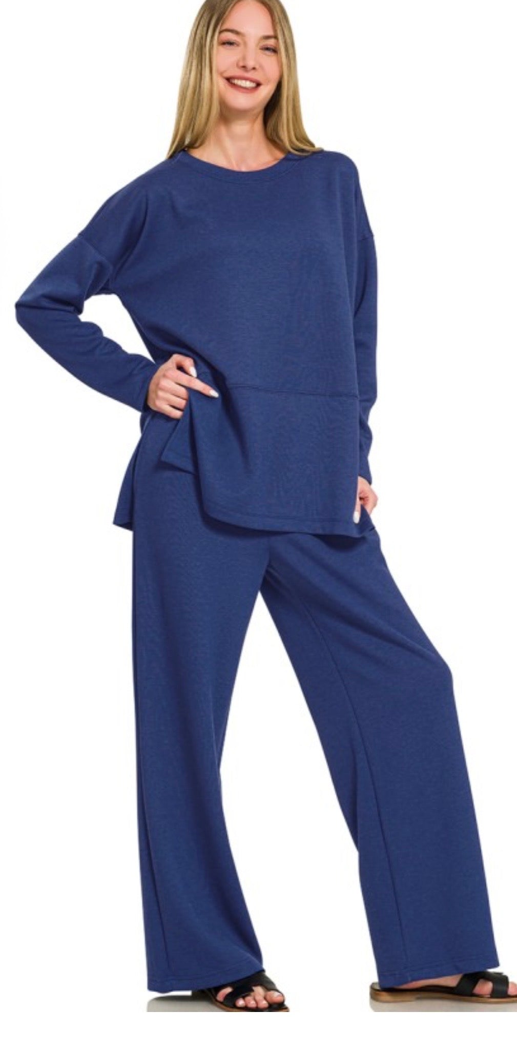 Navy Long Sleeve Set