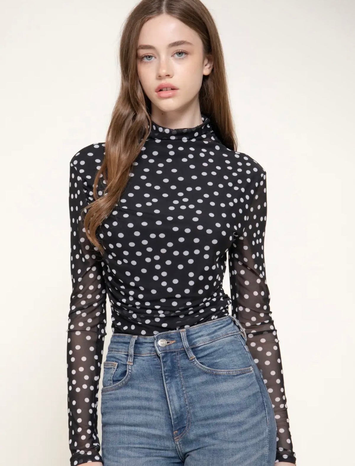 Dot Mesh Top