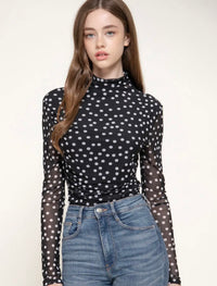 Dot Mesh Top
