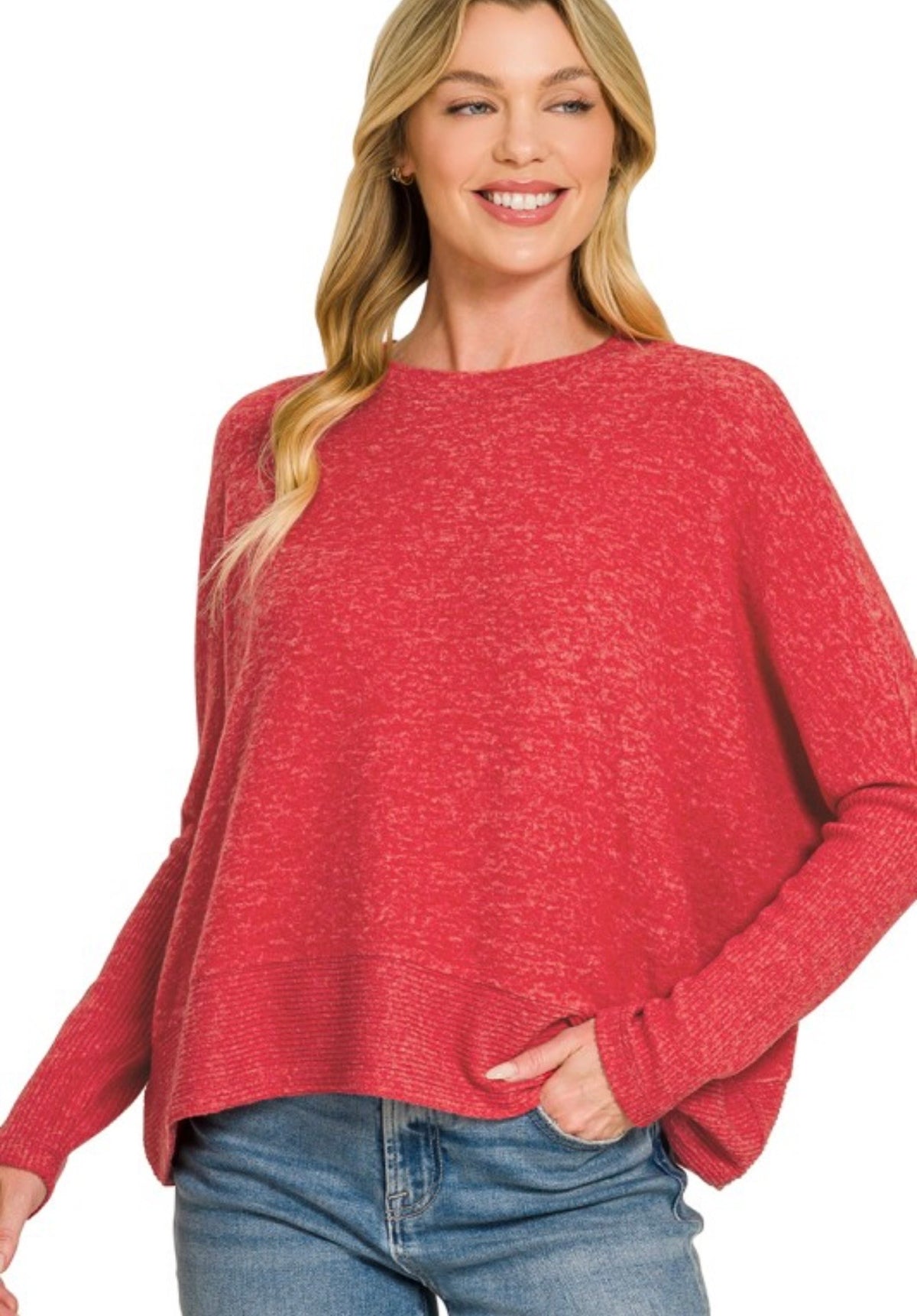 Dark Red Hacci Top