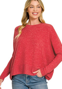Dark Red Hacci Top