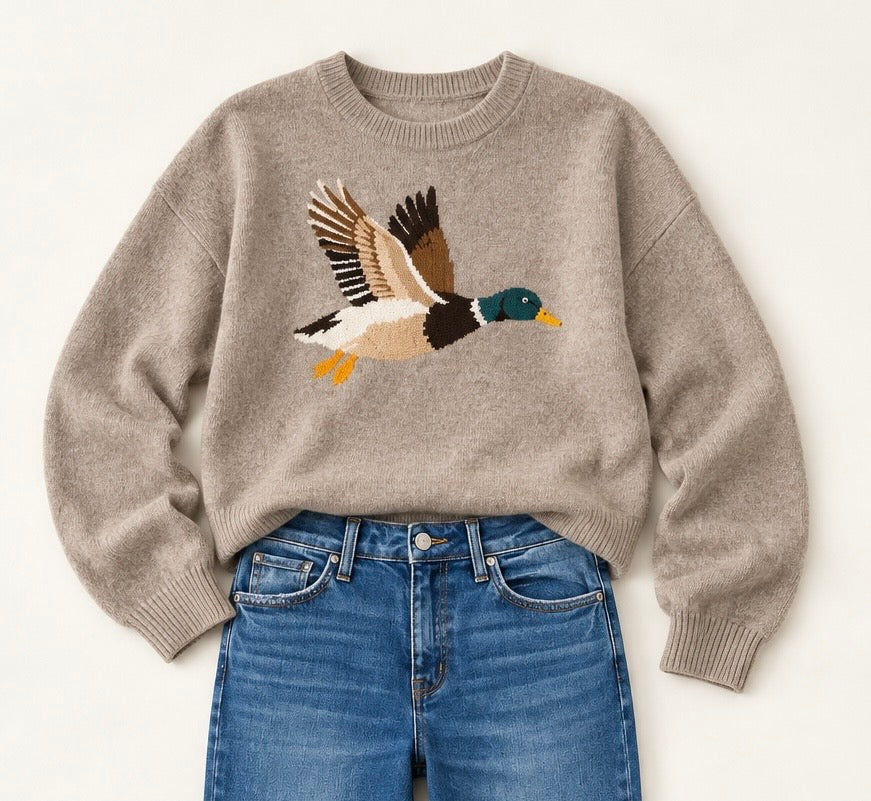 Mocha Duck Sweater