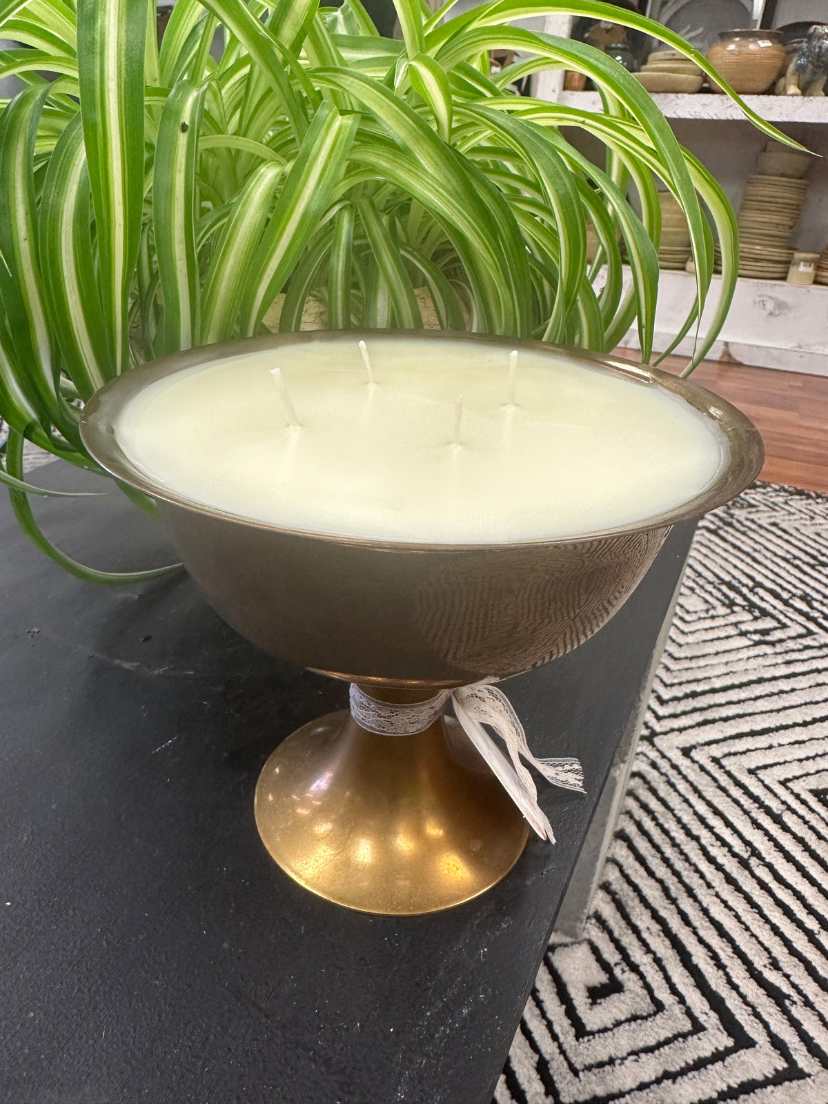 Old Soul Candle Co. Candle Brass Compote: Tupelo Honey