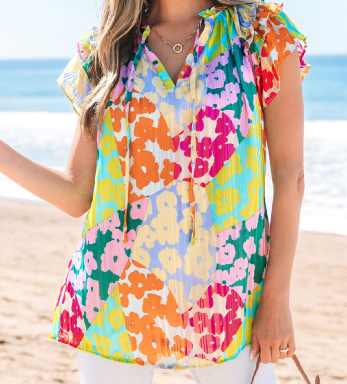 *Available in Store* Multi Bright Leopard Top