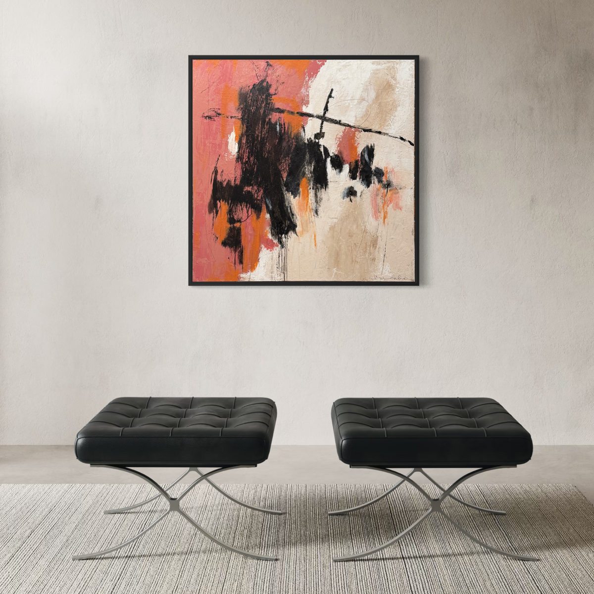 “Ode to Robert Motherwell” Original Painting
