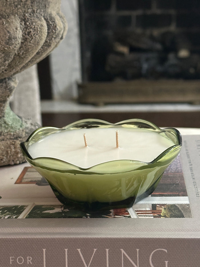 Old Soul Candle Co. Green Dish Candle: Sol De Janeiro 68