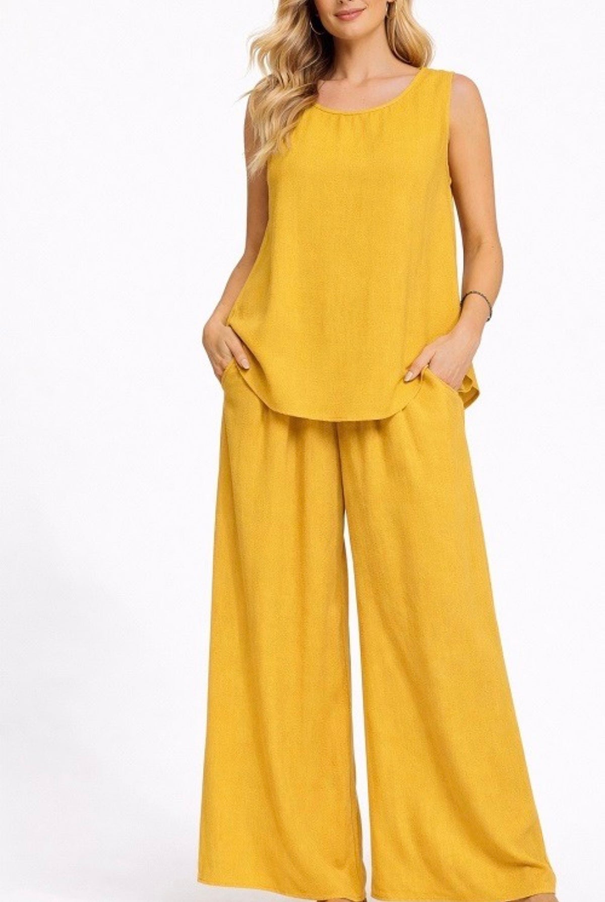 Mustard Tank Top