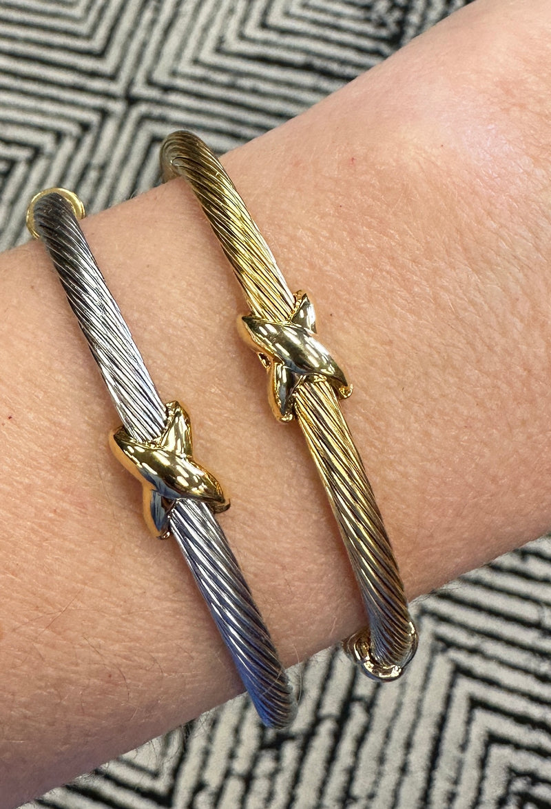 Silver or Gold Braided “DY Dupe” Bracelet