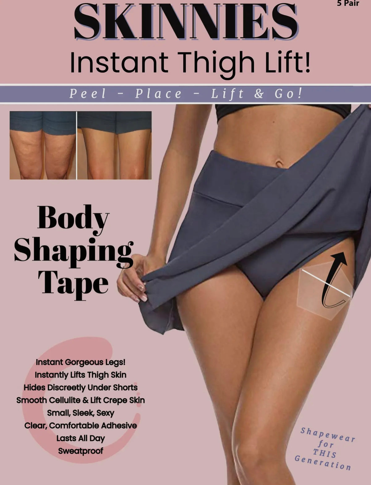 As Seen on Shark Tank: Skinnies Instant Lift Thigh Lift