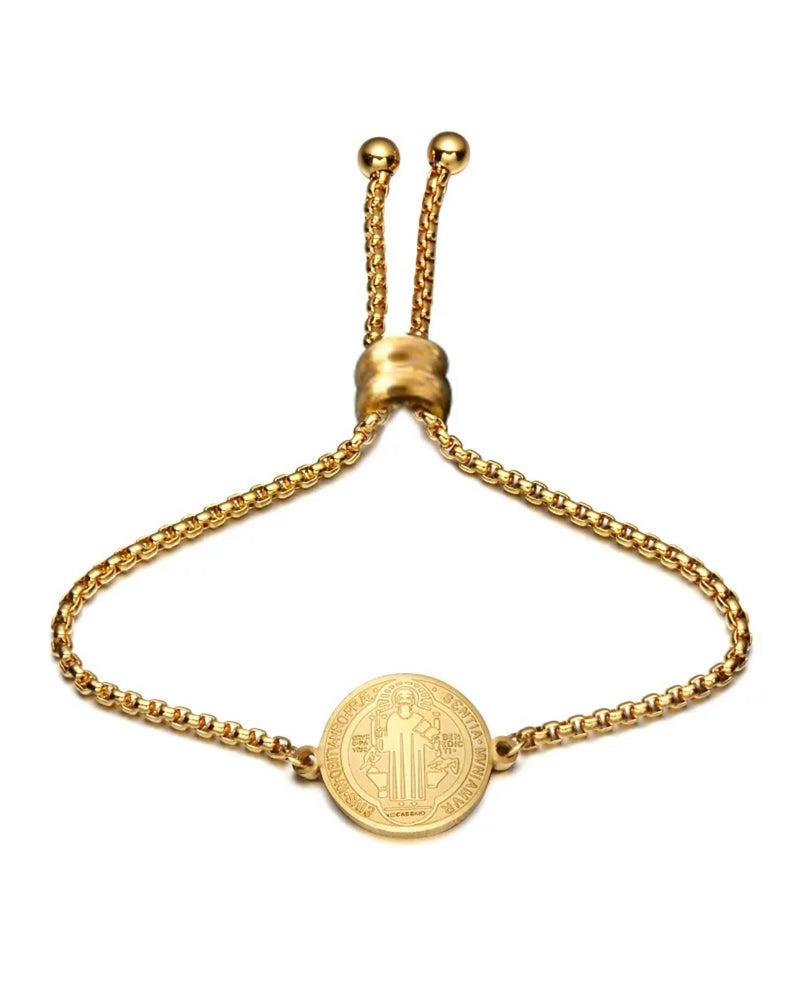 Adjustable Coin Bracelet