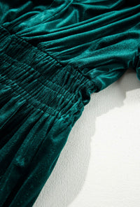 *Available in Store* Taylor Velvet Dress in Emerald