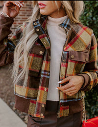 *Available in Store* Laine Plaid Jacket