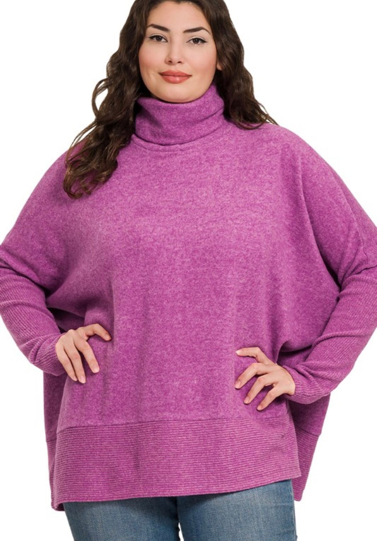 *Available In Store* Plus Plum Hacci Top