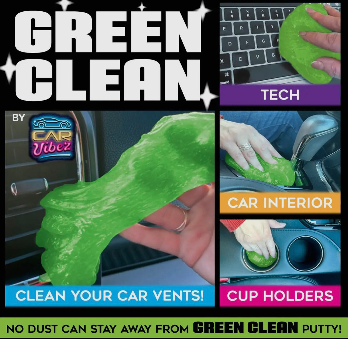 Green Clean Car Cleaning Putty