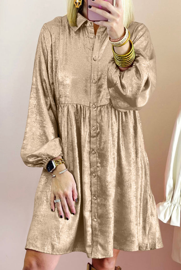 *Arriving Soon* Metallic Gold Dress