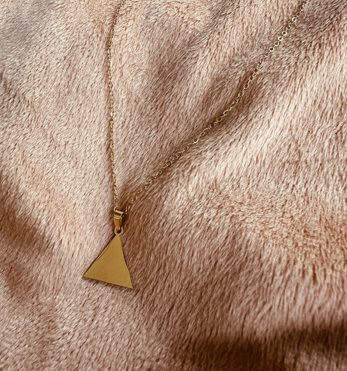 Gold Delta Necklace