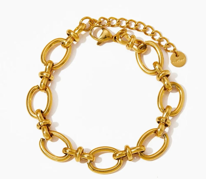 Gold Link Bracelet