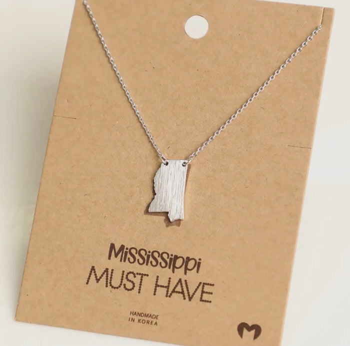Silver Mississippi Necklace