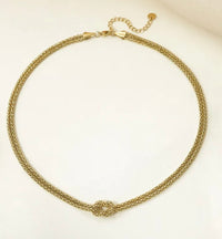 Gold Knot Necklace