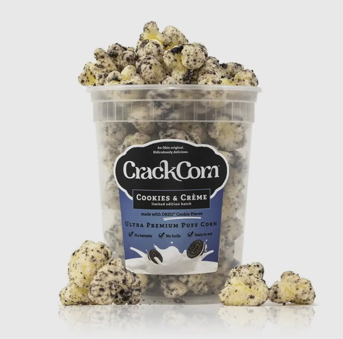 Crack Corn: Cookies & Cream