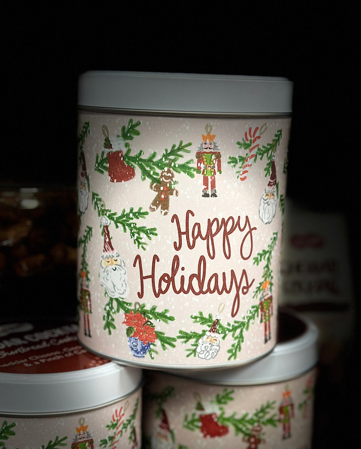 Mississippi Cheddar Cookie Tin