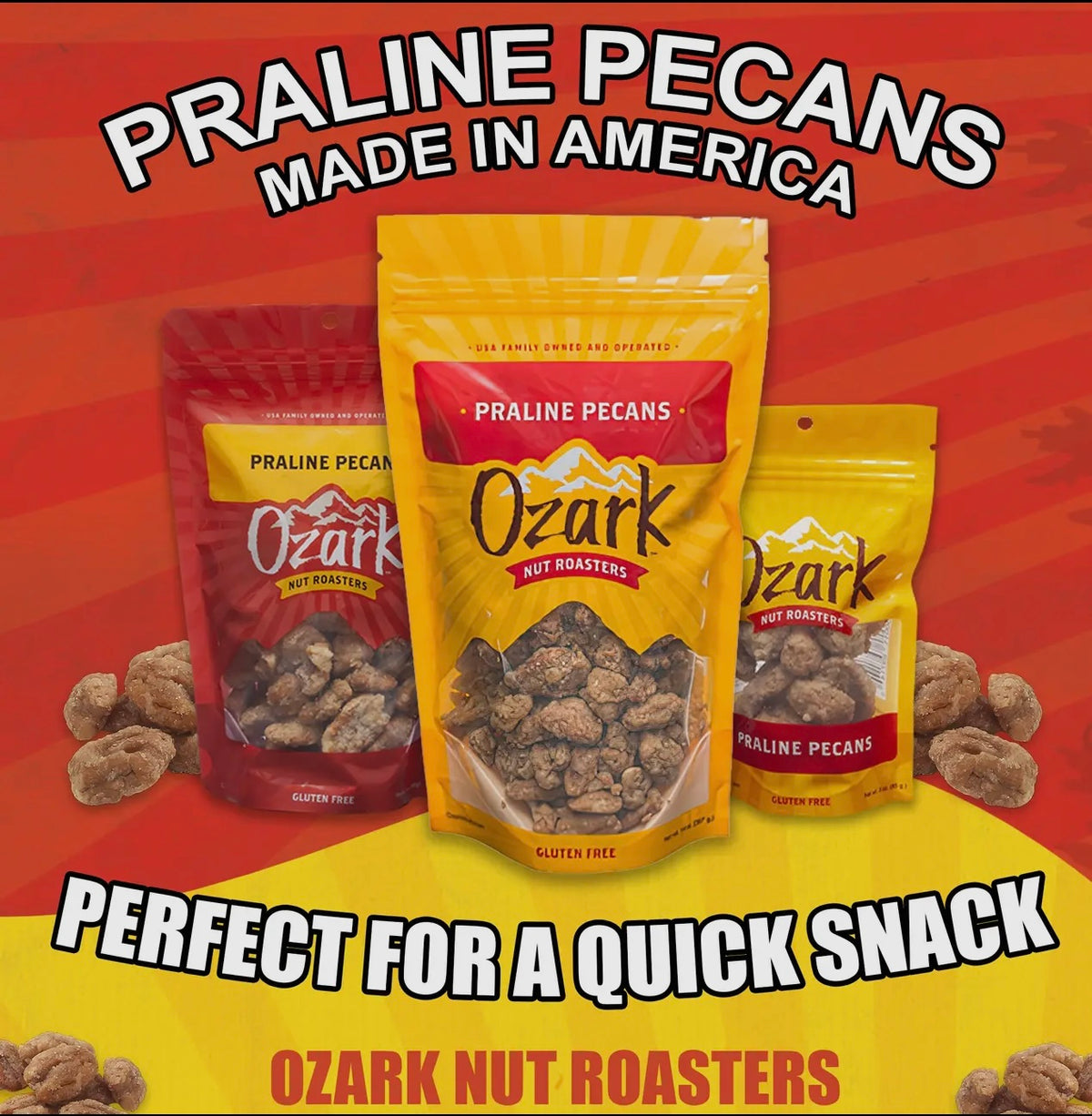 3oz Praline Pecans