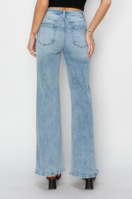 *Available in Store* High Rise Wide Leg Jeans