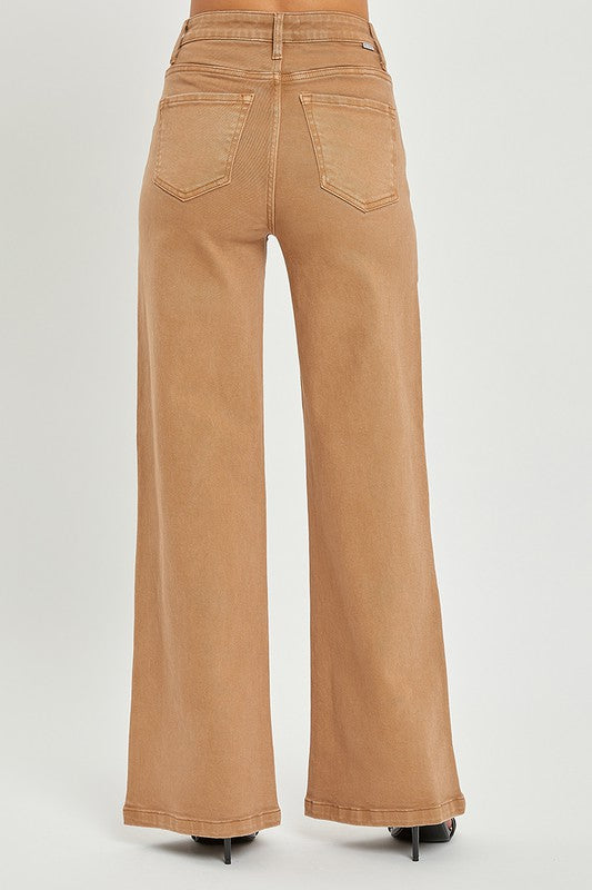 *Available in Store* Cognac Straight Leg Jeans