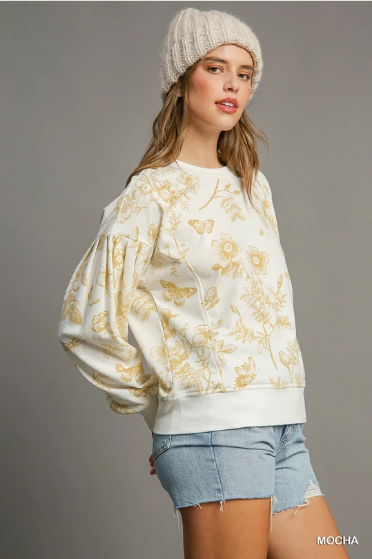 *Available in Store!* Floral Sweatshirt