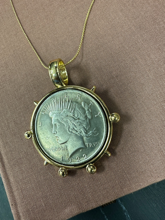 18” Liberty Coin Necklace