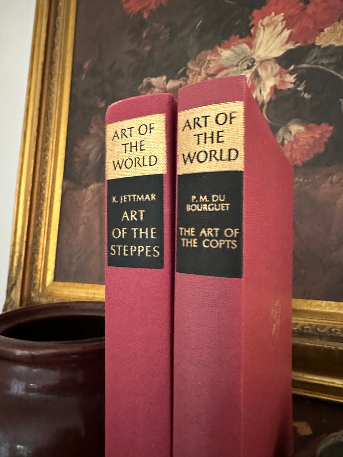 Vintage Set of 2 Art of the World Books