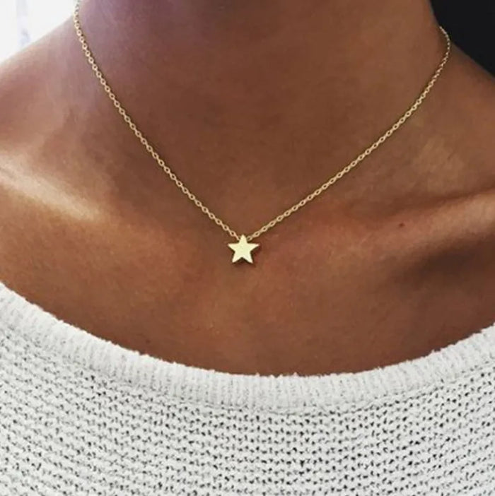 Gold Star Necklace