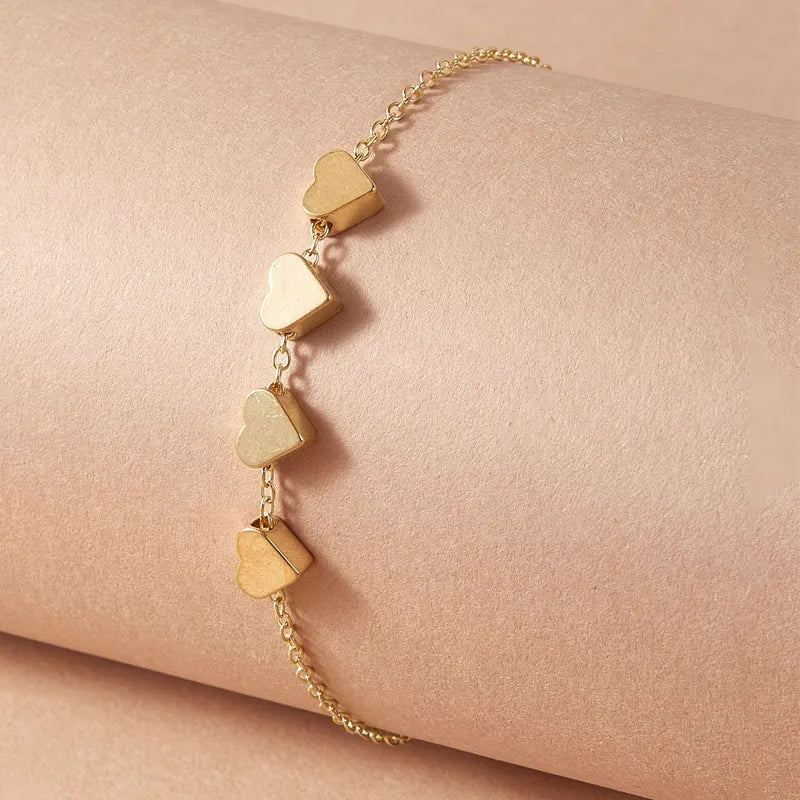 Quadruple Heart Bracelet