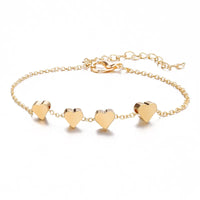 Quadruple Heart Bracelet