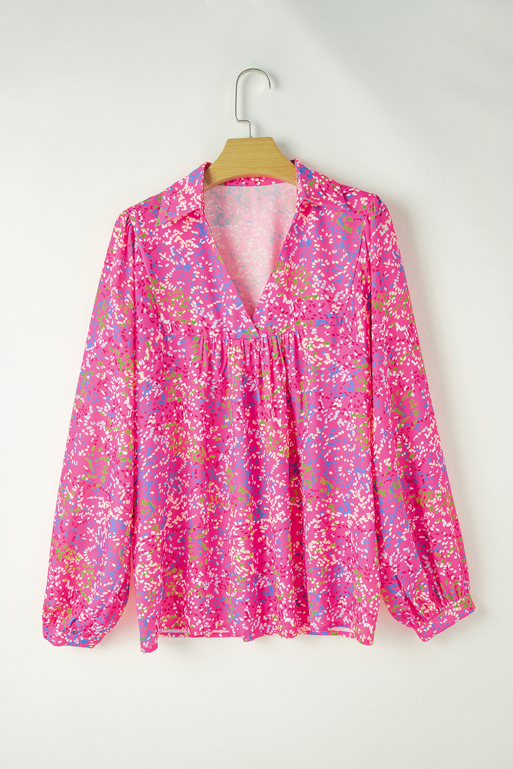 *WEBSITE EXCLUSIVE*  Print  Babydoll Blouse