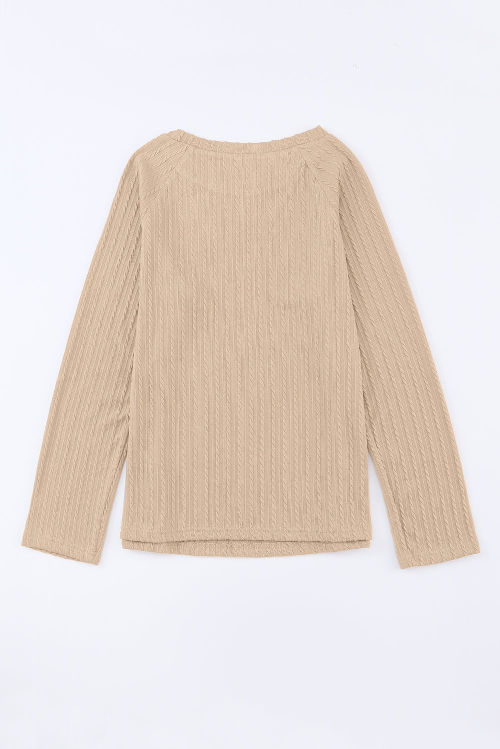 *WEBSITE EXCLUSIVE* Textured Knit Long Sleeve Top