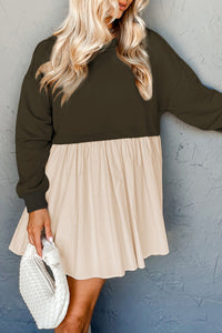 *WEBSITE EXCLUSIVE* Laurel Sweatshirt Flowy Pleated Mini Dress