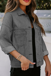 *WEBSITE EXCLUSIVE* Emma Oversized Pocketed Denim Jacket