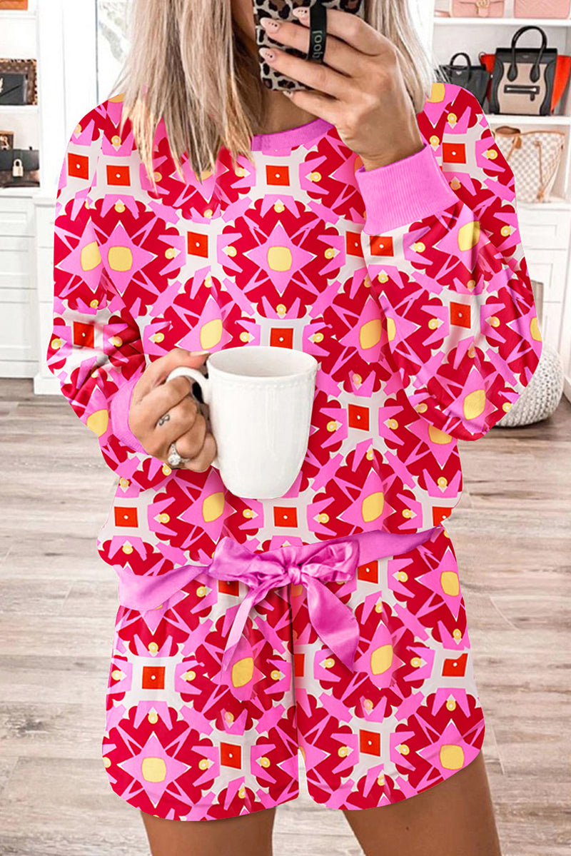 *WEBSITE EXCLUSIVE* Print Pink Pajamas