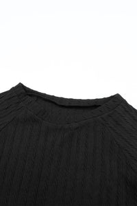 *WEBSITE EXCLUSIVE* Textured Knit Long Sleeve Top