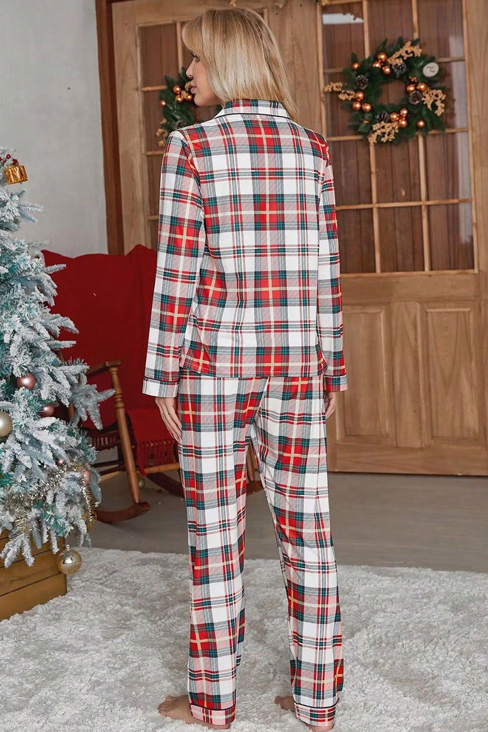 *WEBSITE EXCLUSIVE* Red Christmas Plaid Pajamas