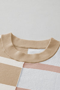 *WEBSITE EXCLUSIVE* Hannah Stripe Exposed Seam Loose Sweatshirts