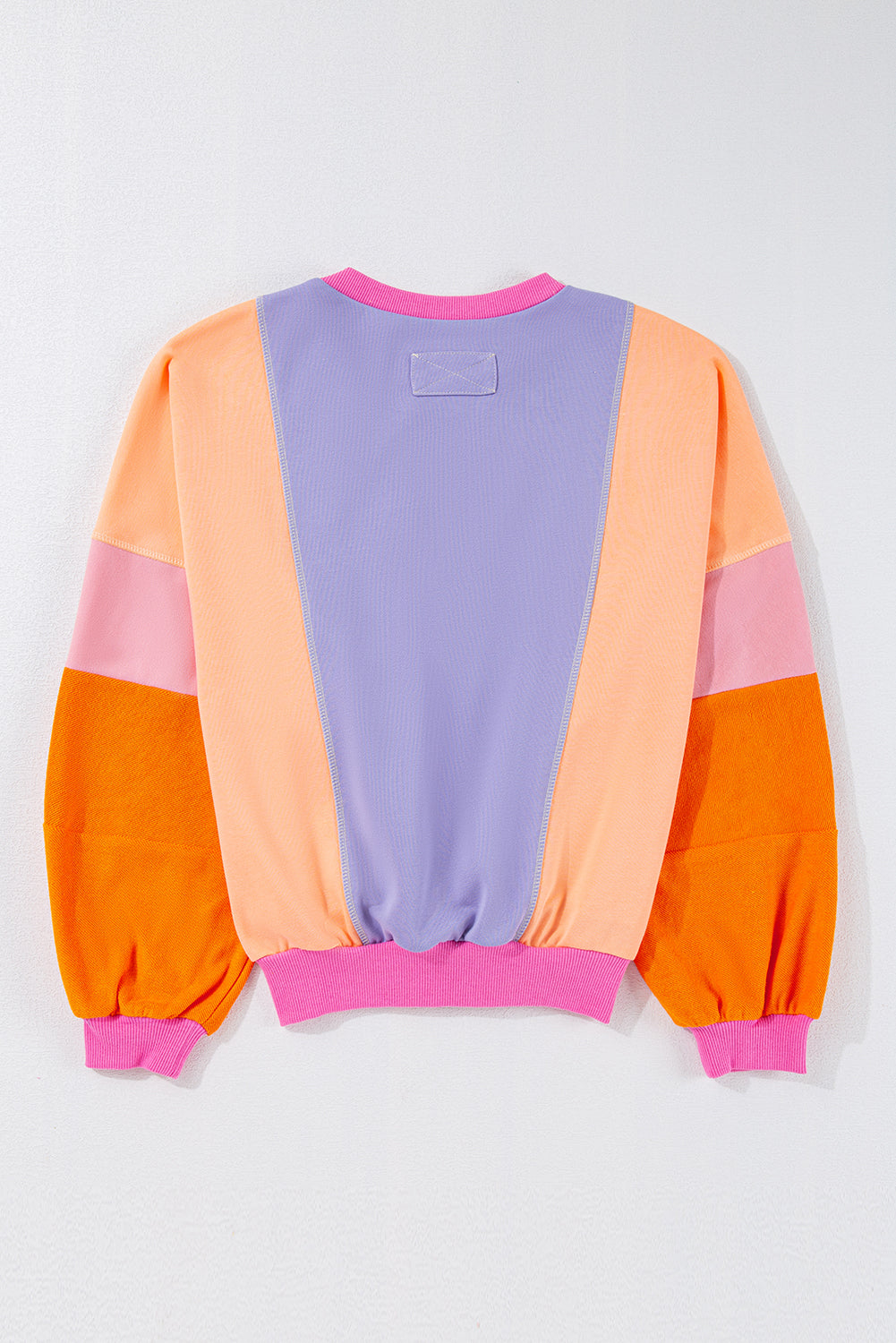 *Website Exclusive * Colorblock Patchwork Drop Shoulder Top