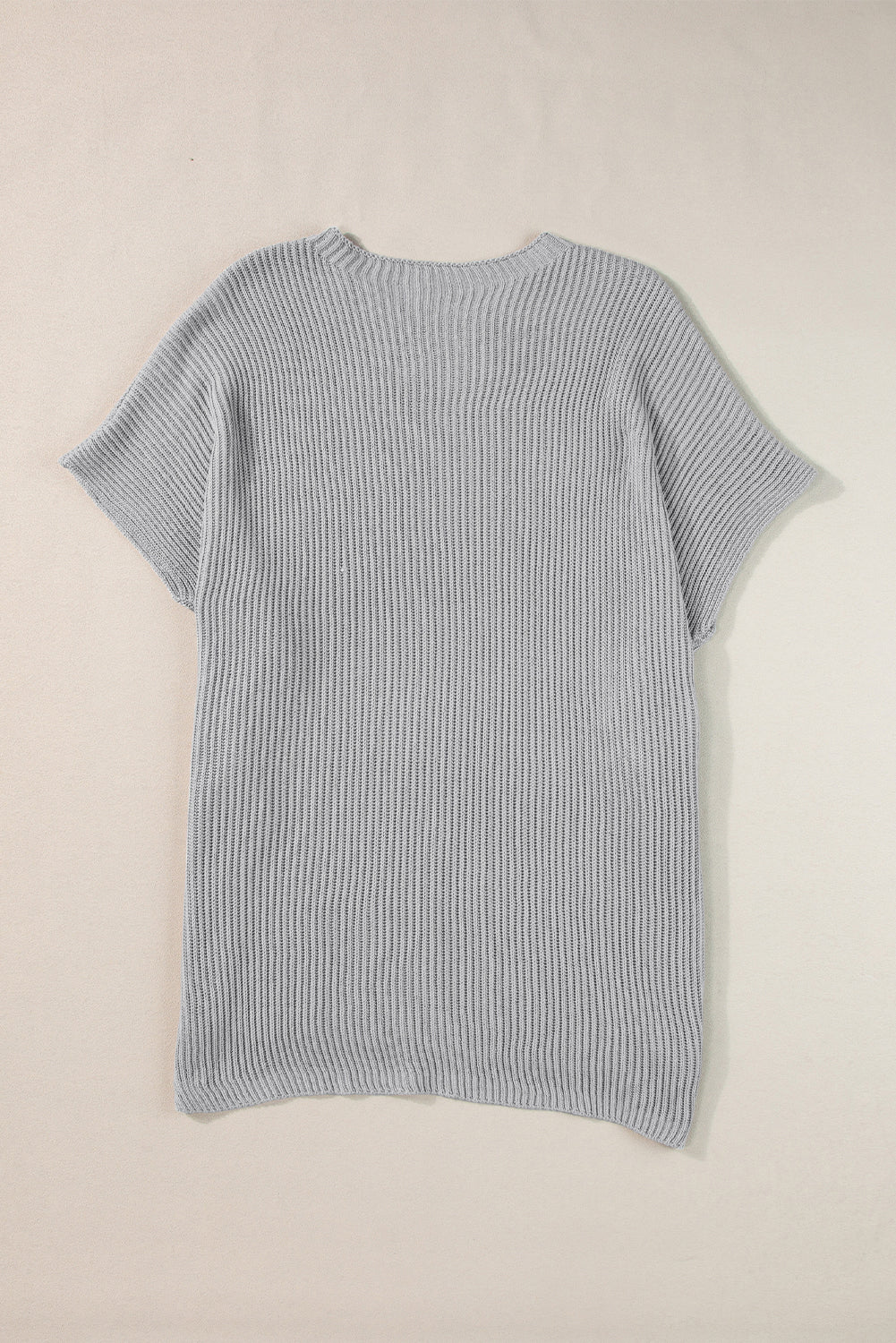 *WEBSITE EXCLUSIVE*  Delia Side Slit Short Sleeve Oversized Sweater