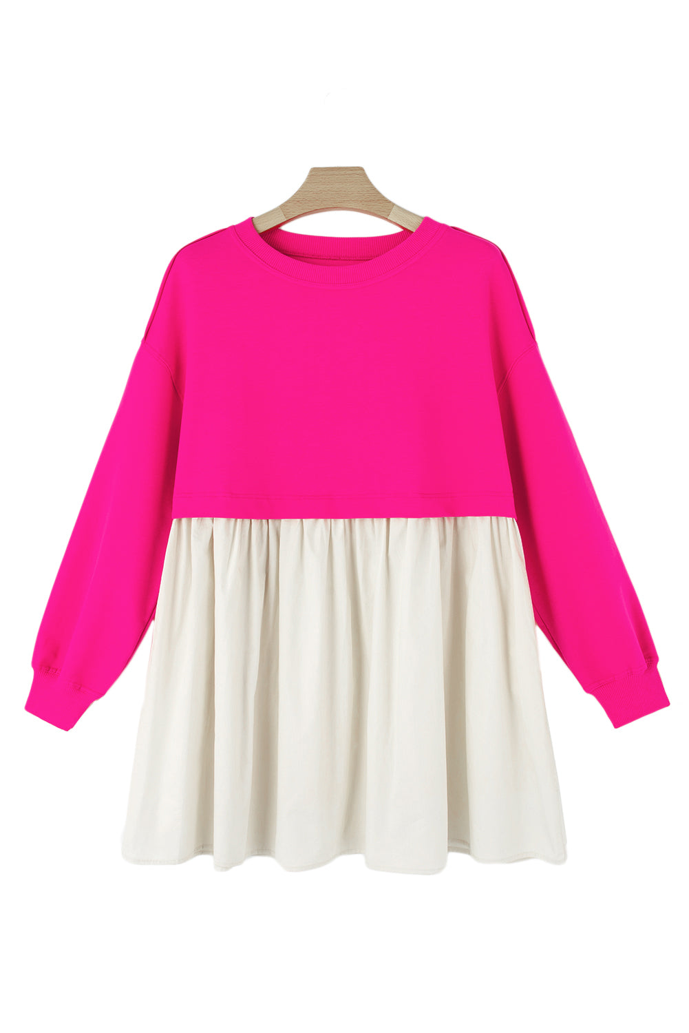 *WEBSITE EXCLUSIVE* Laurel Sweatshirt Flowy Pleated Mini Dress